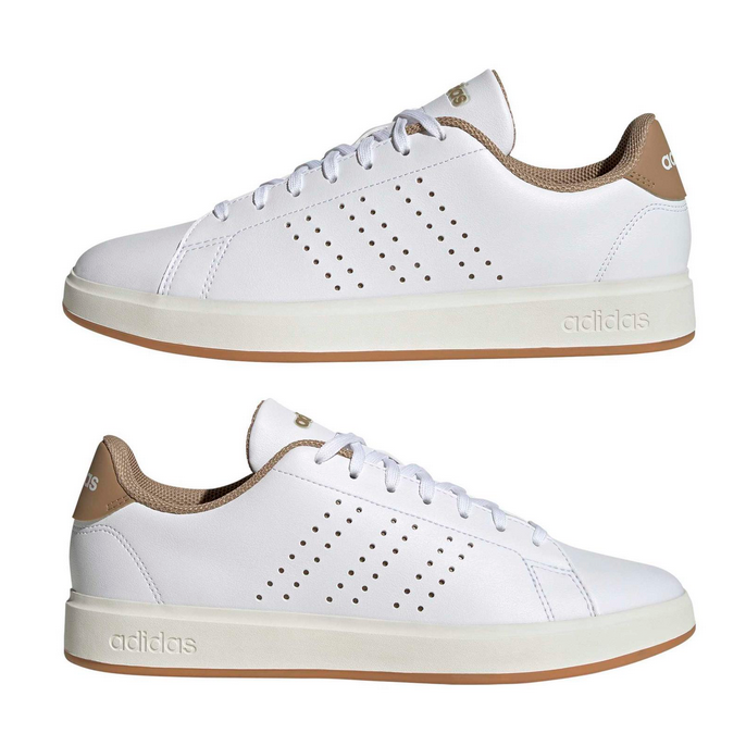 Scarpe Uomo Adidas Advantage 2.0 - Bianco/Marrone