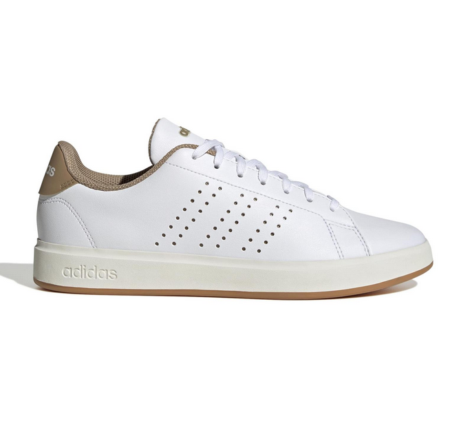 Scarpe Uomo Adidas Advantage 2.0 - Bianco/Marrone