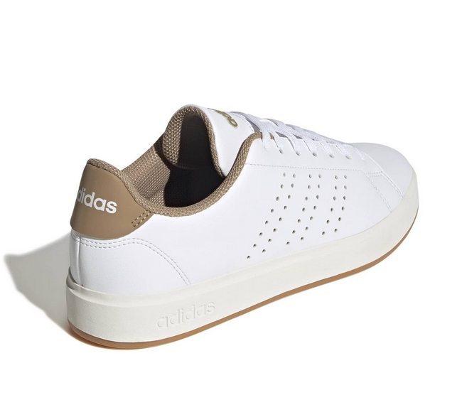 Scarpe Uomo Adidas Advantage 2.0 - Bianco/Marrone