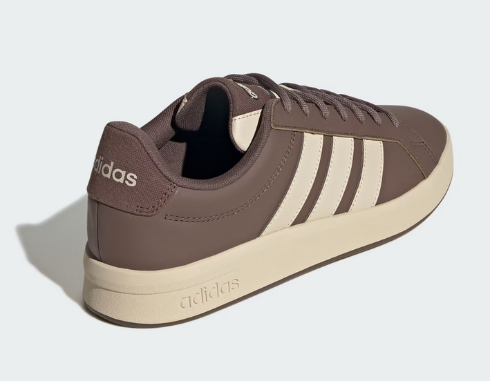 Scarpe Uomo Adidas Grand Court Base 3.0 - Marrone