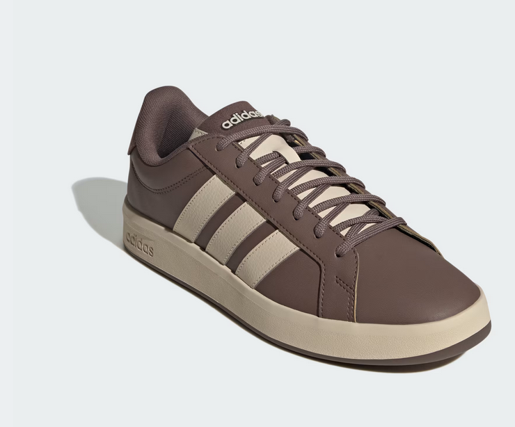 Scarpe Uomo Adidas Grand Court Base 3.0 - Marrone