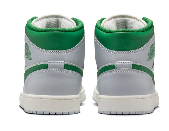 Scarpe Uomo Jordan Air Jordan 1 Mid "Pine Green" - Grigio/Verde
