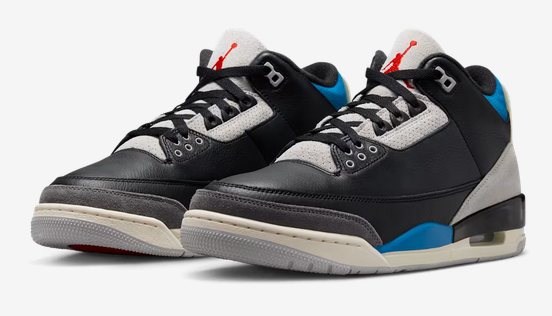 Scarpe Uomo Jordan Air Jordan 3 Retro OG - Nero