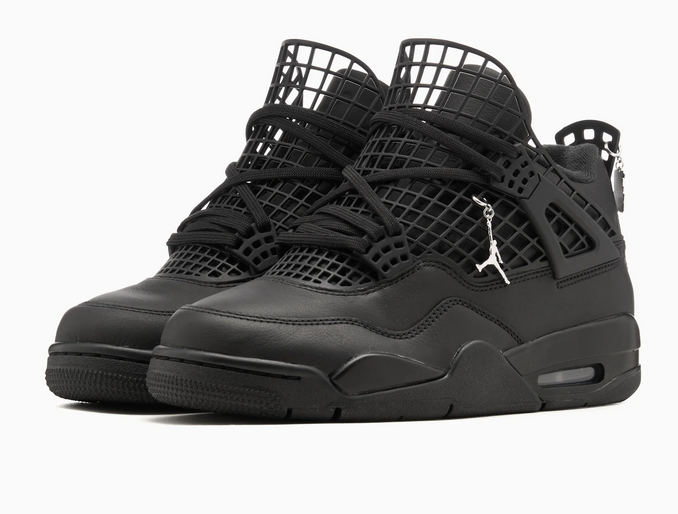 Scarpe Uomo Jordan Air Jordan 4 Net - Nero
