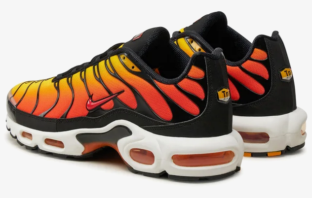 Scarpe Uomo Nike Air Max Plus - Nero/Arancio