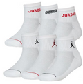Sei Paia di Calzini Jordan Legend Ankle - Bianco