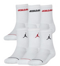 Sei Paia di Calzini Jordan Legend Crew - Bianco
