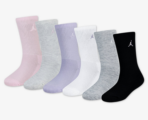 Sei Paia di Calzini Jordan Legend Crew - Multicolor