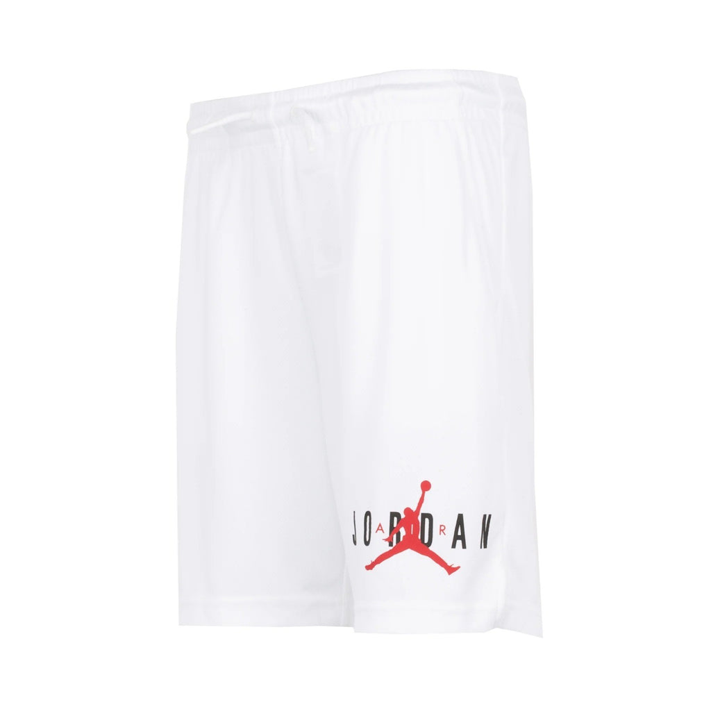 PANTALONCINO BAMBINO JORDAN ESSENTIALS GRAPHIC MESH BIANCO
