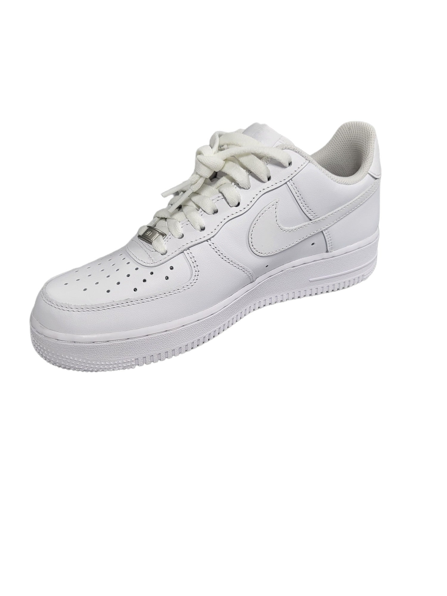 SNEAKERS UOMO NIKE AIR FORCE 1 '07 PELLE BIANCA