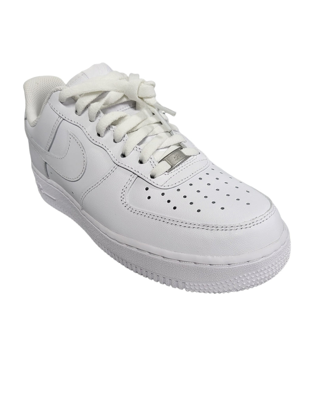 SNEAKERS UOMO NIKE AIR FORCE 1 '07 PELLE BIANCA