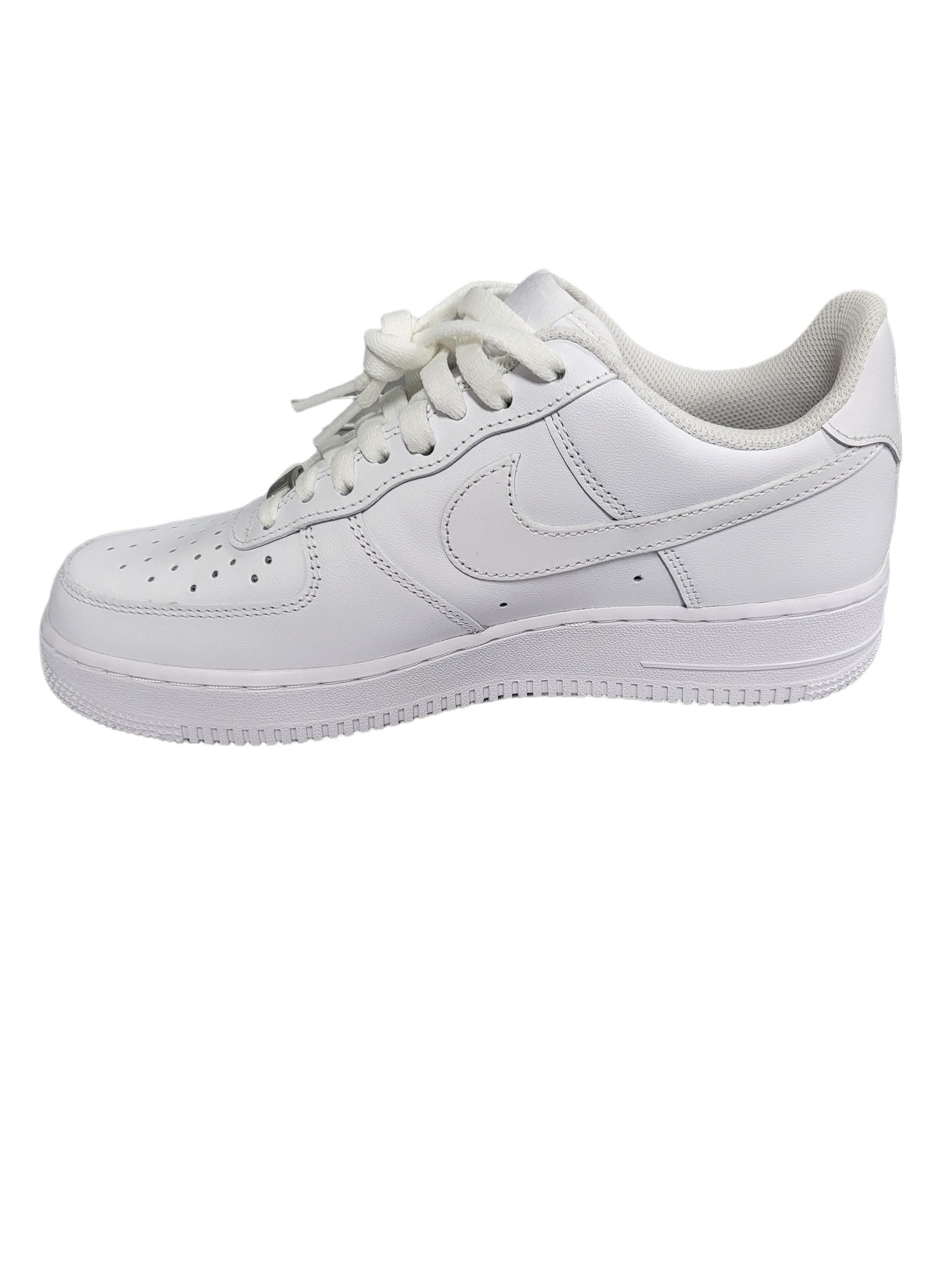 SNEAKERS UOMO NIKE AIR FORCE 1 '07 PELLE BIANCA