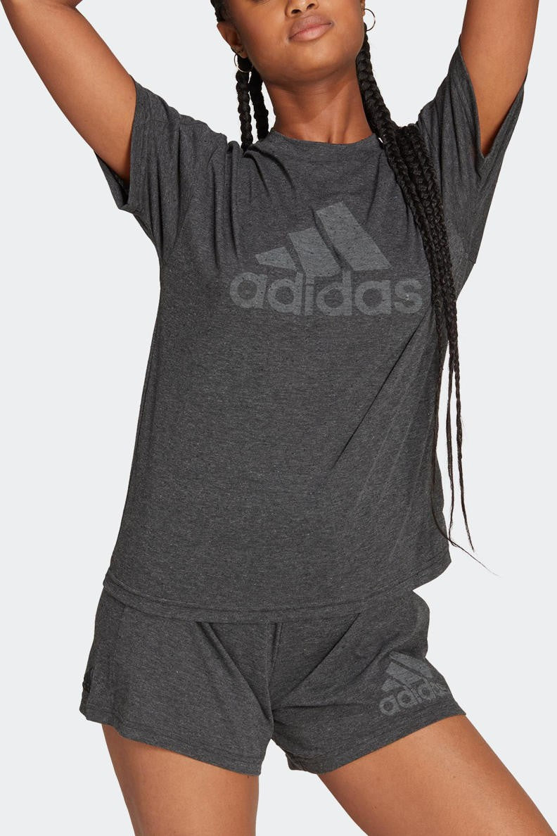 T-SHIRT DONNA ADIDAS FUTURE ICONS WINNERS 3.0 - GRIGIO