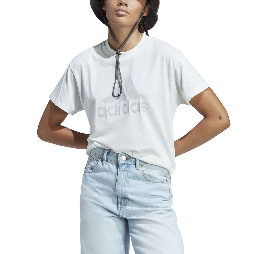 T-SHIRT DONNA ADIDAS FUTURE ICONS WINNERS 3.0 - BIANCO