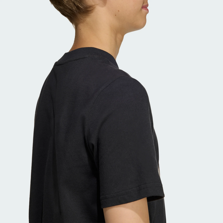 T-shirt adidas ragazzo STADIUM LETTERING - NERO