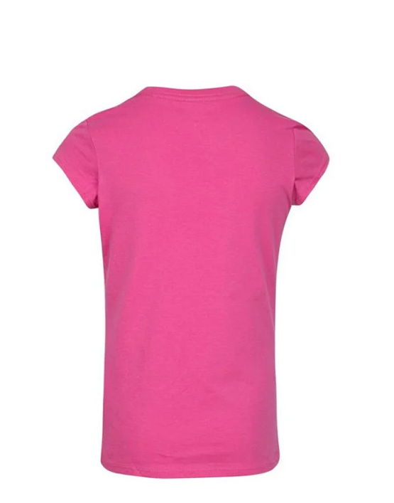 T-Shirt Bambina Convese Chuck Patch - Fucsia