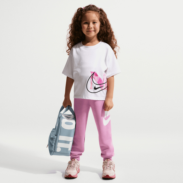 T-shirt Bambina Nike Move With Nature  - BIANCO