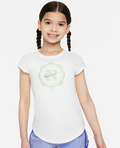 T-shirt Bambina Nike Prep in Your Step Tee - Bianco