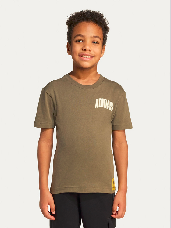 T-shirt Bambino Adidas The Simpsons - Verde Militare