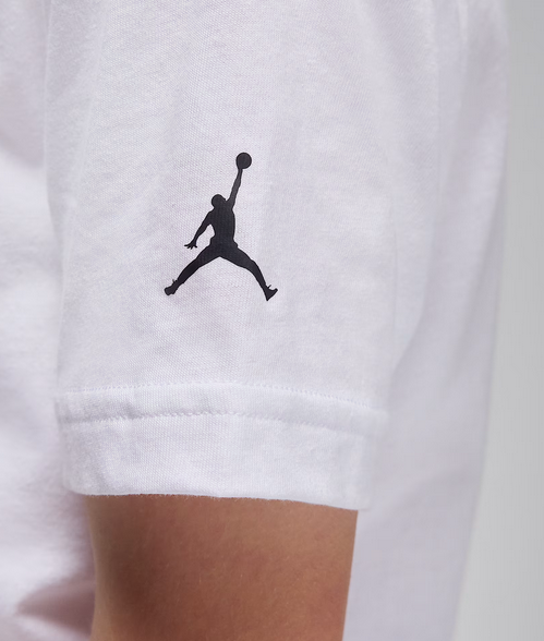 T-Shirt Bambino Jordan Wordmark - Bianco