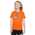 T-shirt Bambino Nike Boxy - Arancio