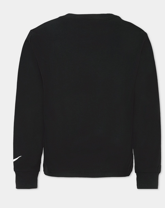 Felpa Bambino Nike Long-sleeved basketball shirt - Nero