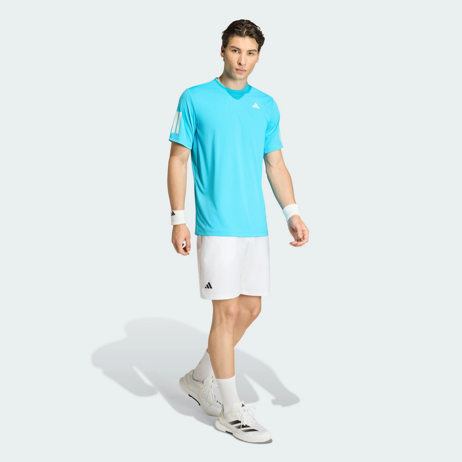 T-shirt da uomo Adidas club 3-Stripes - Azzurro
