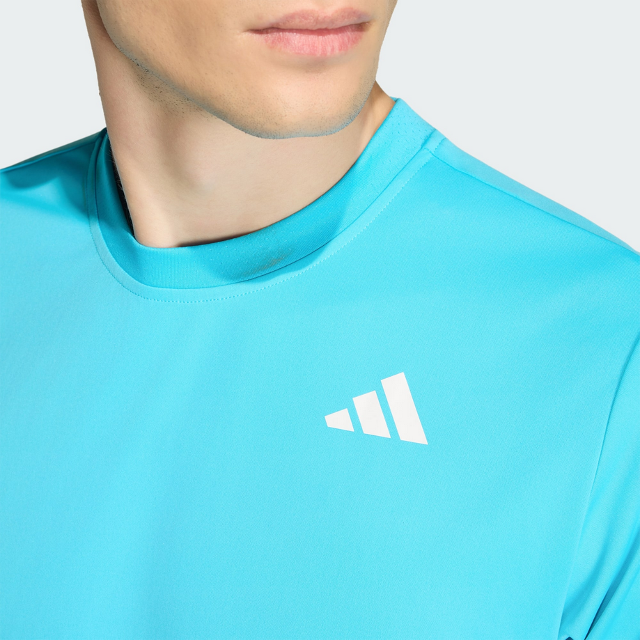 T-shirt da uomo Adidas club 3-Stripes - Azzurro