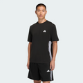 T-shirt da uomo Adidas ESSENTIALS FEELREADY 3 STRIPES - NERO