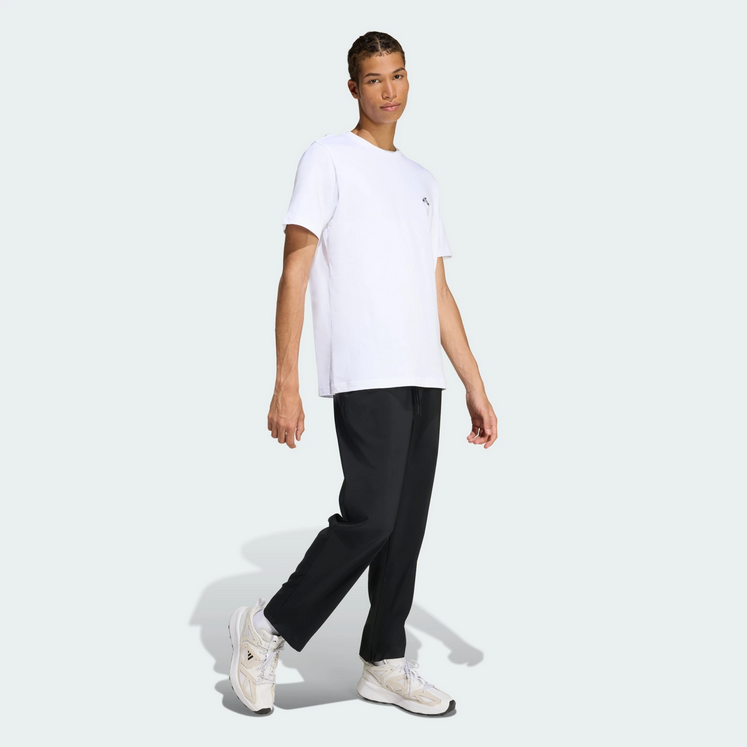 T-shirt da uomo Adidas SLIDE TRIM - BIANCA