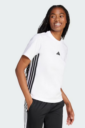 T-shirt Donna Adidas 3-Stripes - Bianco