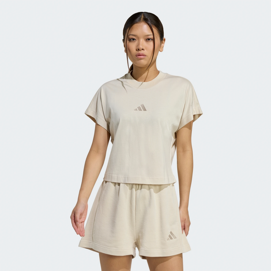 T-SHIRT DONNA Adidas ALL SZN - BEIGE