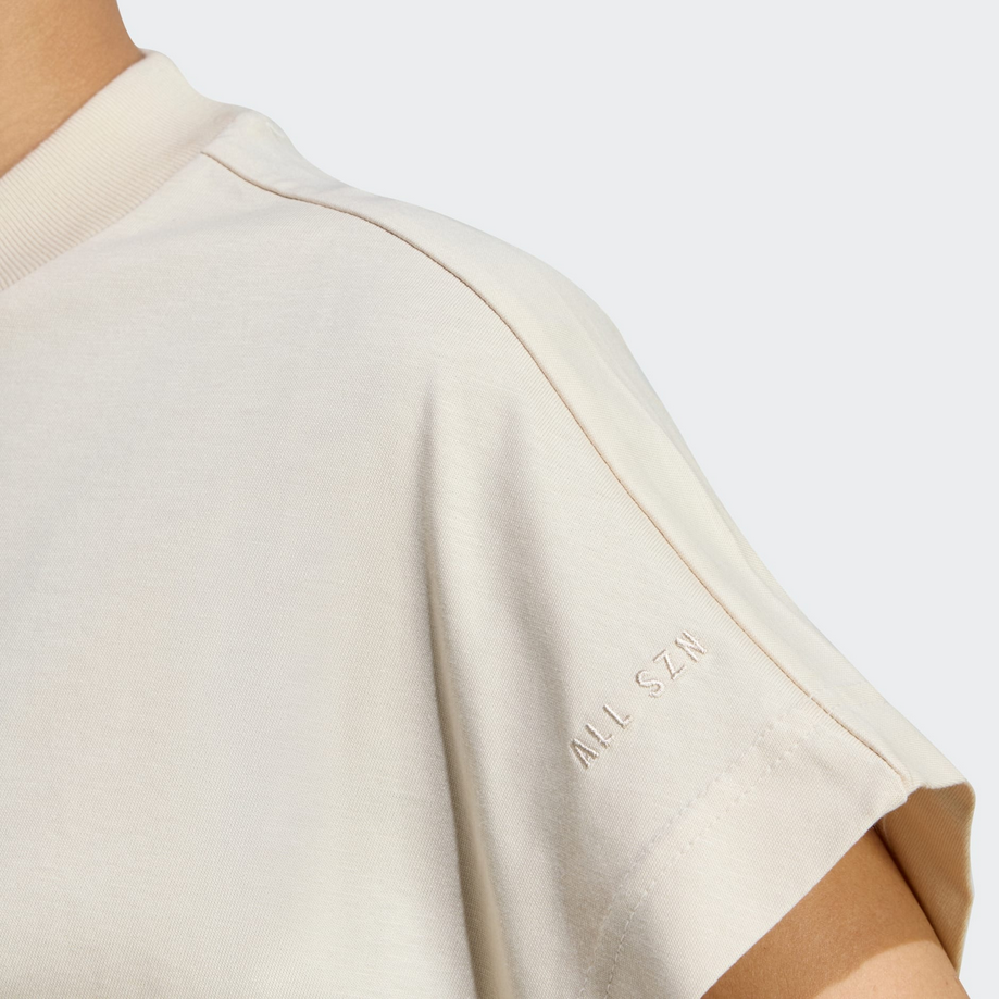 T-SHIRT DONNA Adidas ALL SZN - BEIGE