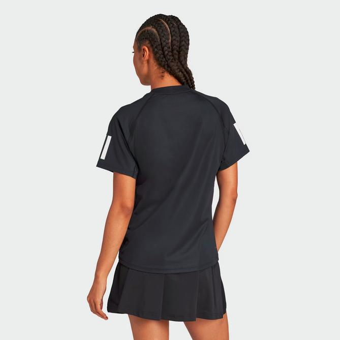 T-shirt DONNA Adidas Climacool 3-Stripes Club  - NERO
