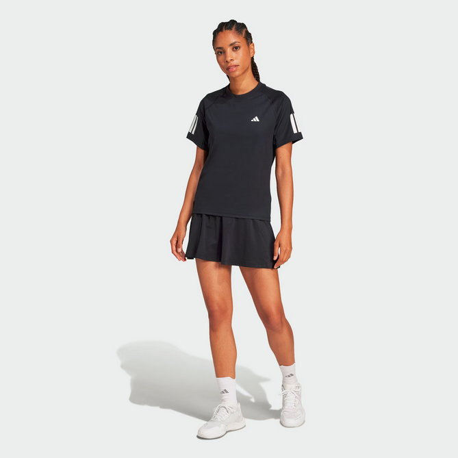 T-shirt DONNA Adidas Climacool 3-Stripes Club  - NERO
