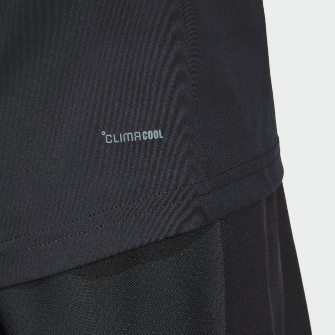 T-shirt DONNA Adidas Climacool 3-Stripes Club  - NERO