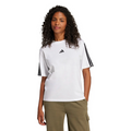 T-SHIRT DONNA Adidas ESSENTIALS 3 STRIPES - BIANCO