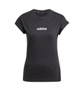 T-shirt Donna Adidas Essentials Linear - Nero