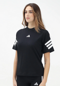 T-shirt Donna Adidas Future Icons 3-Stripes Tee - Nero