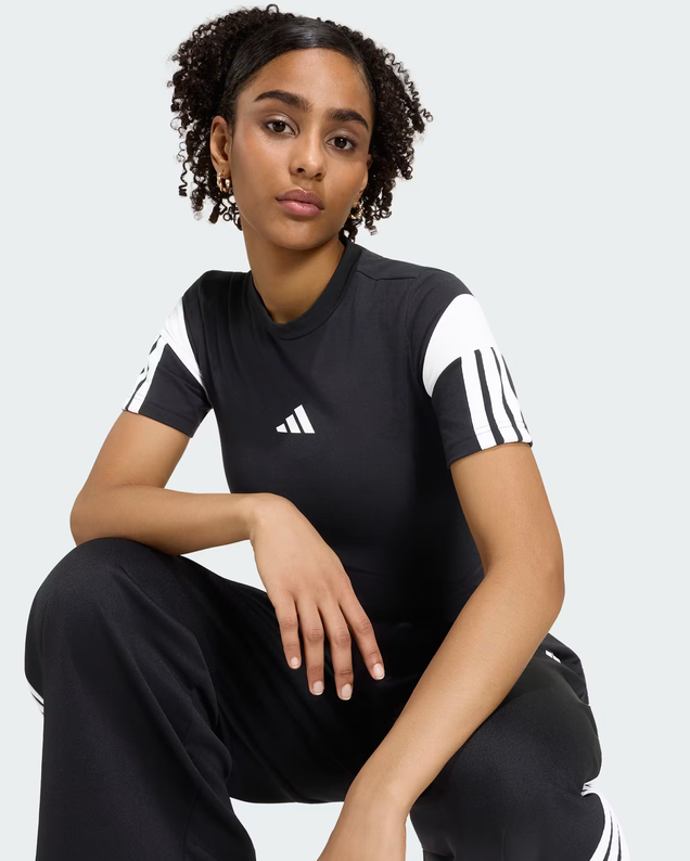 T-shirt DONNA Adidas House of Tiro - NERO