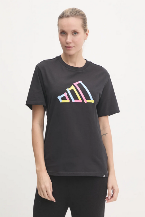 T-shirt Donna Adidas Tech Graphic Tee - Nero