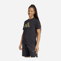 T-shirt Donna Adidas Tech Metallic Graphic Tee - Nero