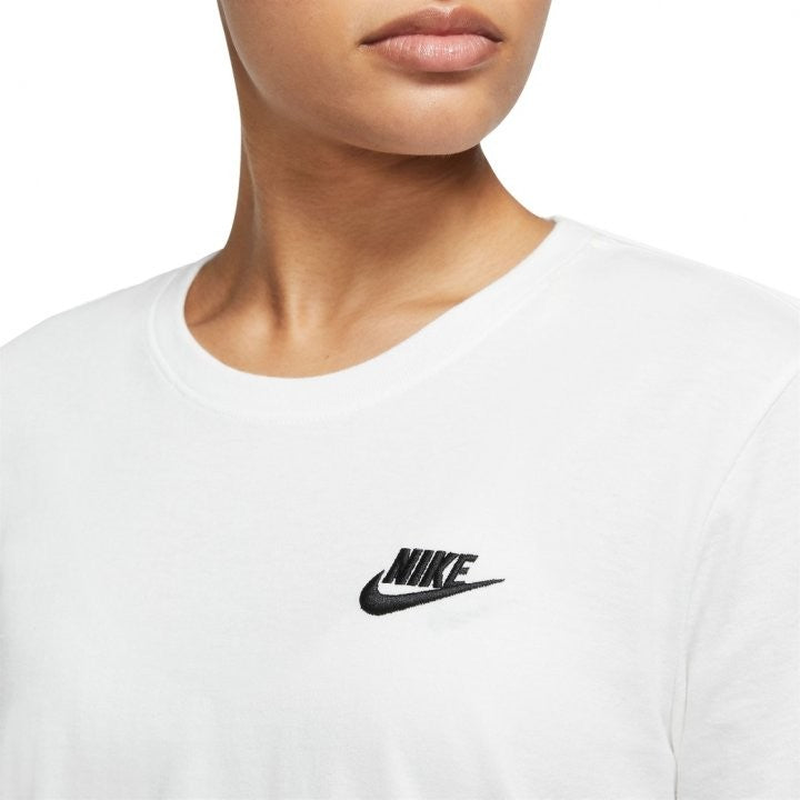 T-shirt Donna Nike Club Essentials - Bianco