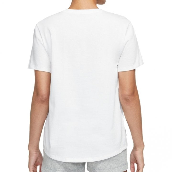 T-shirt Donna Nike Club Essentials - Bianco