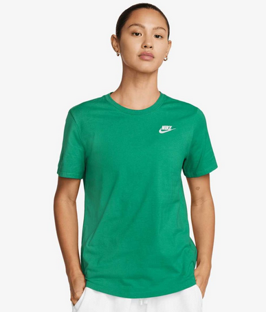 T-shirt Donna Nike Club Essentials - Verde