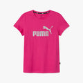 T-shirt Donna Puma Logo Glitter - Fucsia