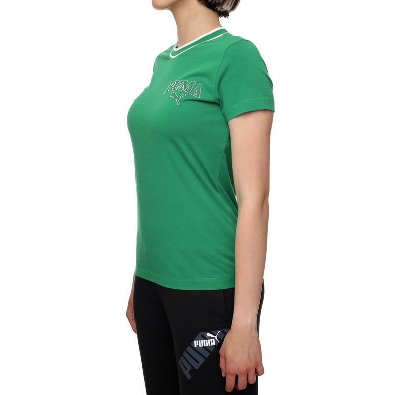T-shirt Donna Puma Squad - Verde