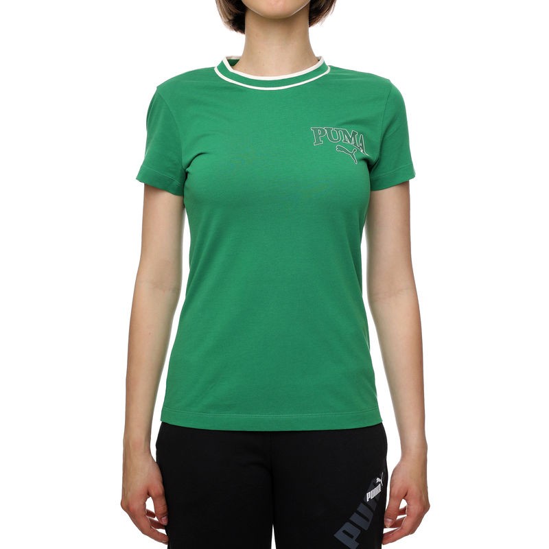 T-shirt Donna Puma Squad - Verde