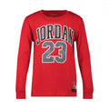 T-SHIRT RAGAZZO MANICHE LUNGHE JORDAN PRACTICE FLIGHT LS ROSSO