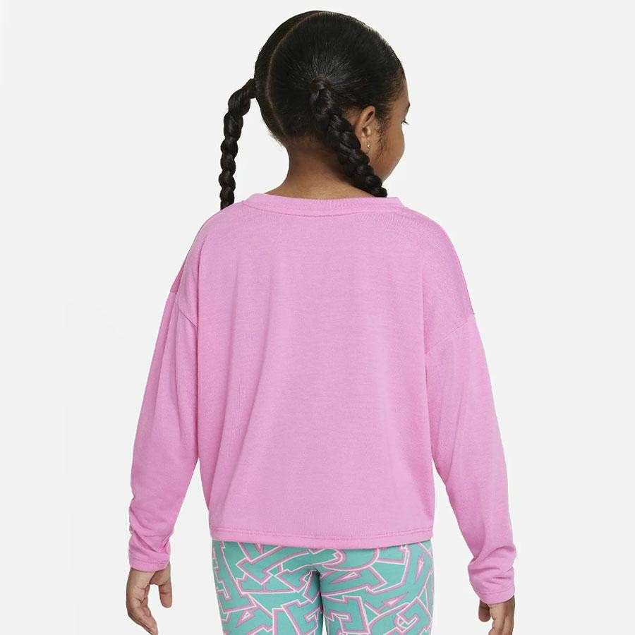 T-SHIRT BAMBINA NIKE CROPTOP NOTEBOOK - 36L131-AFN
